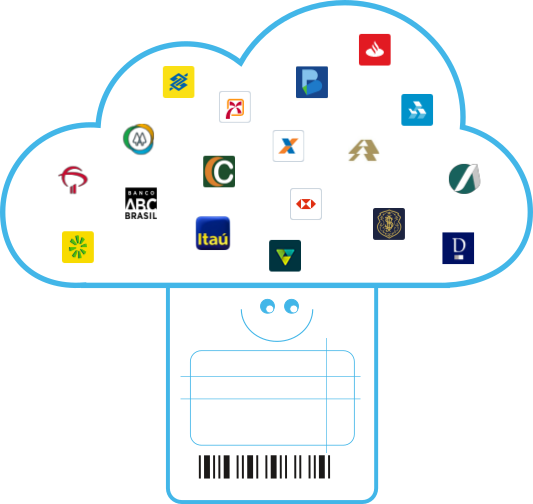 Nuvem de bancos suportados